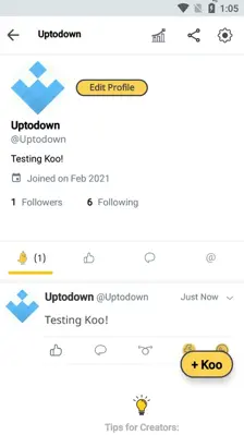 Koo android App screenshot 0