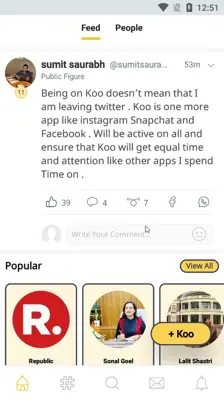 Koo android App screenshot 4